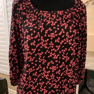 Michael Kors Women’s S Stretchy Lightweight 3/4 Sleeve Top